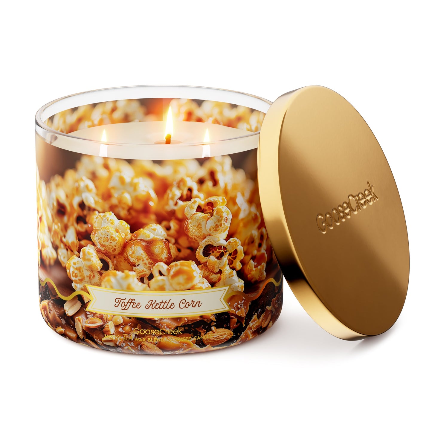 Toffee Kettle Corn 3-Wick Candle